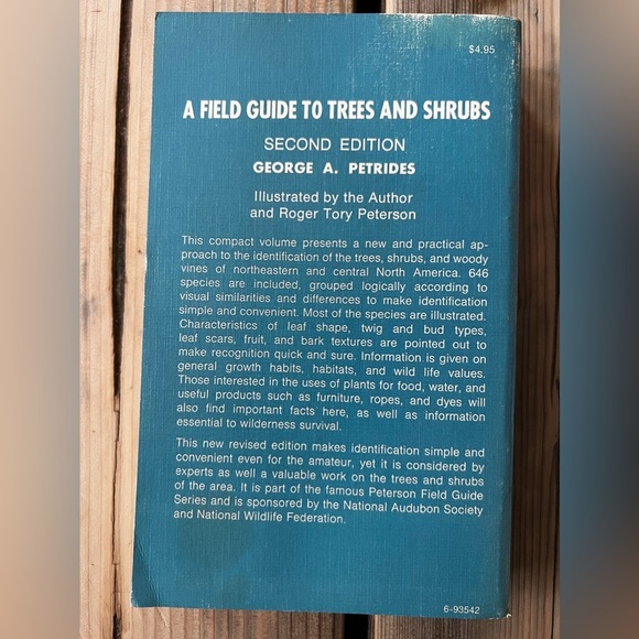 A Field Guide to Trees & Shrubs 1972 Petrides & Peterson 2nd Printing Survival - Picture 2 of 2